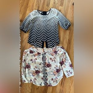 Variety of women’s tops